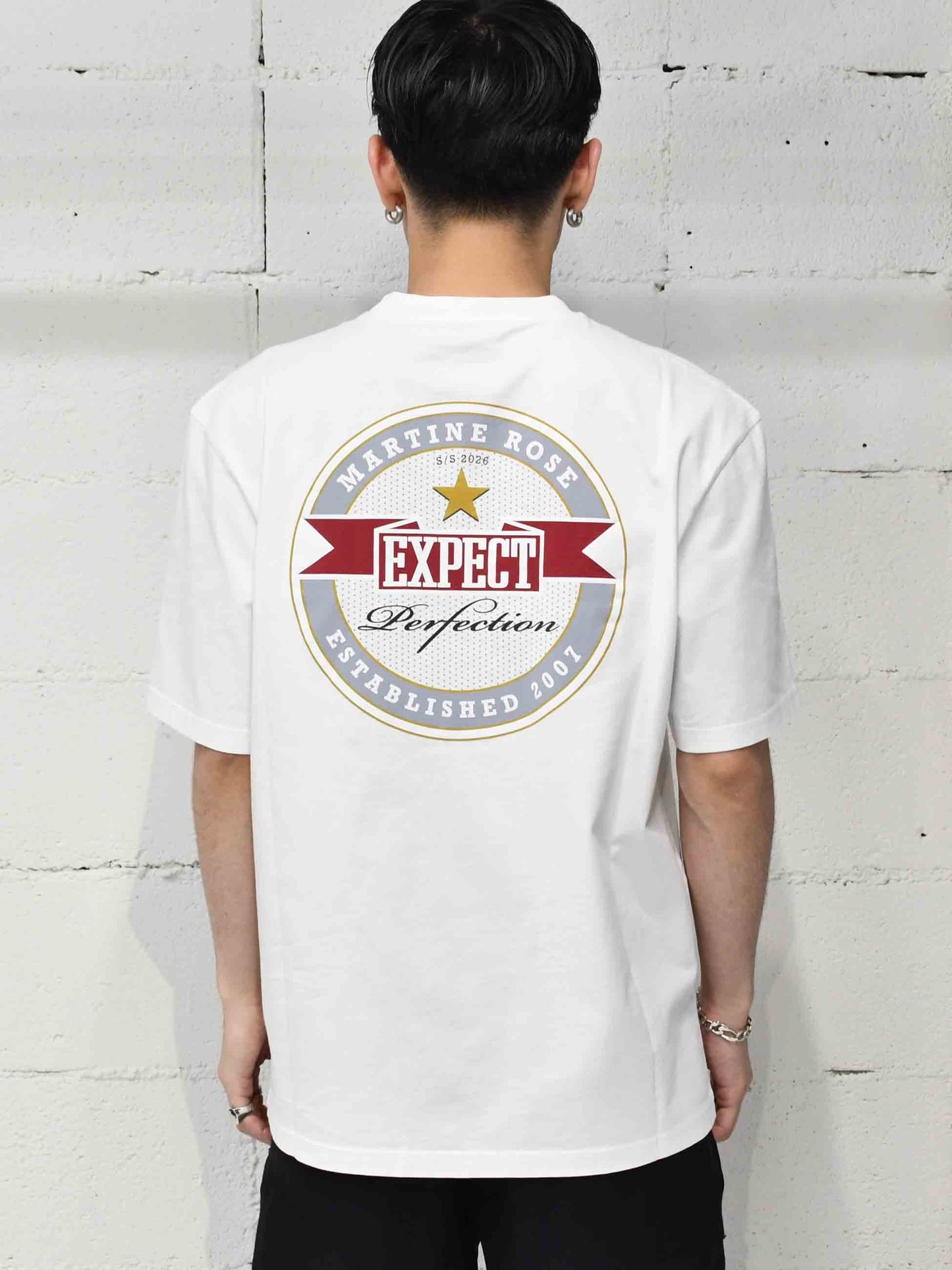 【Martine Rose  - マーティンローズ】CLASSIC T-SHIRT / WHITE  (Tシャツ/ホワイト)