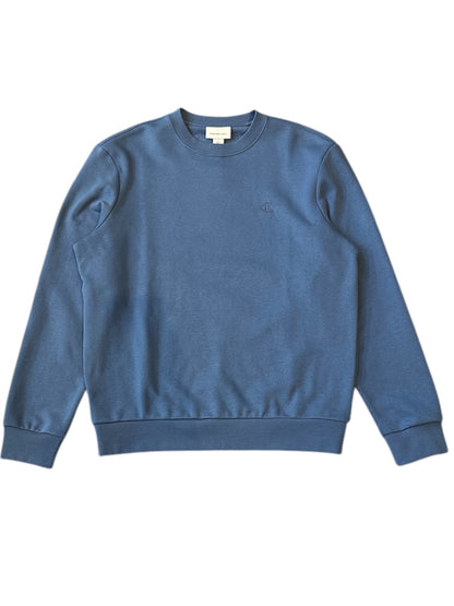 【Calvin Klein - カルバンクライン】ARCHIVE LOGO FLEECE CREWNECK/ BLUE(スウェット/ブルー)