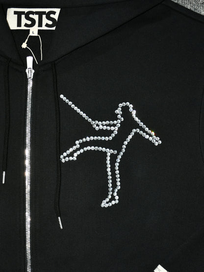 【TSTS -ティーエスティーエス】BEAUTY ZIP UP / BLACK (パーカー/ブラック)