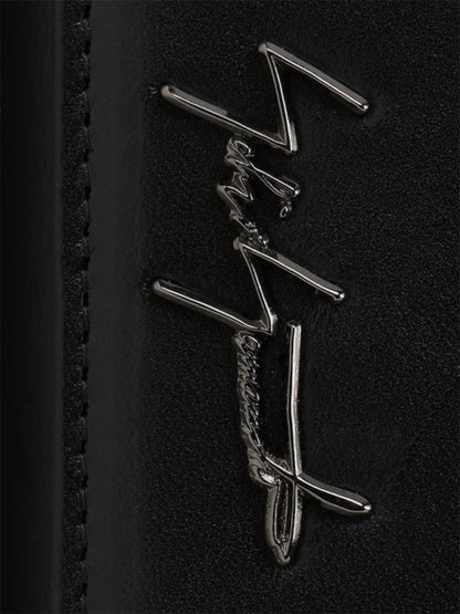 【Discord Yohji Yamamoto - ディスコード ヨウジヤマモト】Clasp trifold wallet / BLACK (ウォレット/ブラック)
