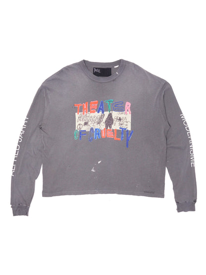 【PALY HOLLYWOOD - パリーハリウッド】THEATER OF CRUELTY L/S TEE / BLACK (ロングスリーブTEE/ブラック)