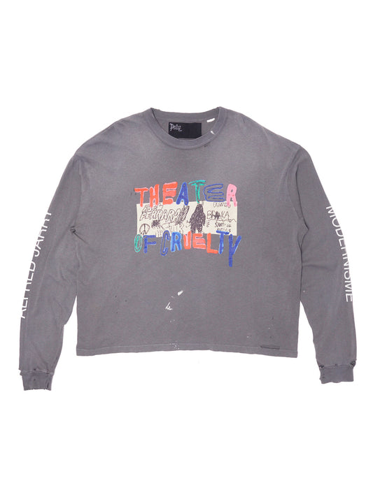 【PALY HOLLYWOOD - パリーハリウッド】THEATER OF CRUELTY L/S TEE / BLACK (ロングスリーブTEE/ブラック)