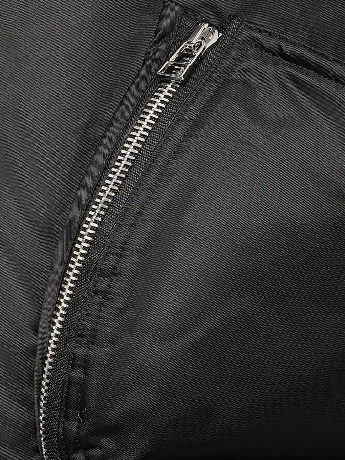 【BLUE MARBLE - ブルーマーブル 】Wool and Nylon Bomber Jacket / BLACK(ジャケット/ブラック)
