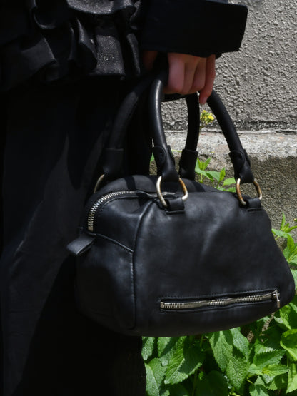 【GUIDI - グイディ】GO02 BAG / SOFT HORSE FULL GRAIN BLK(バッグ/ブラック)