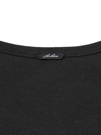 【POST ARCHIVE FACTION - ポストアーカイブファクション】  Long Sleeve  (ロンTEE/ブラック)