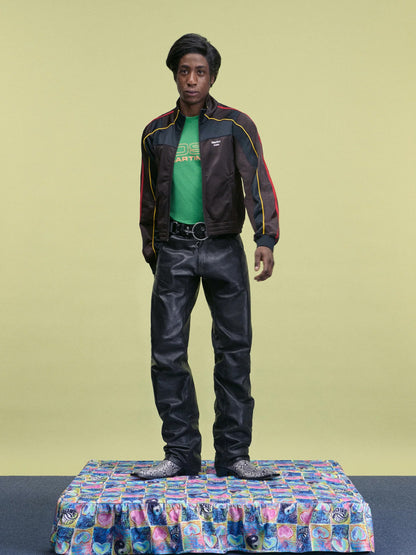 【Martine Rose  - マーティンローズ】SHRUNKEN TRACK JACKET / BROWN (トラックジャケット/ブラウン)