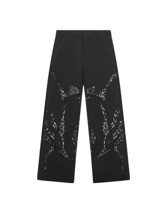 【HELIOT EMIL  - エリオットエミル】ROAN TROUSERS / BLACK (パンツ/ブラック)