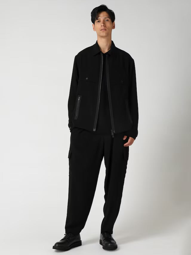 【Y's for men-ワイズフォーメン】TA TUXEDO SIDE-TUCK FLAP PANTS / BLACK(パンツ/ブラック)