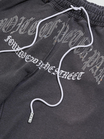 【PALY HOLLYWOOD - パリーハリウッド】BOBBY DRISCOLL SWEATPANT / BLACK (スウェットパンツ/ブラック)