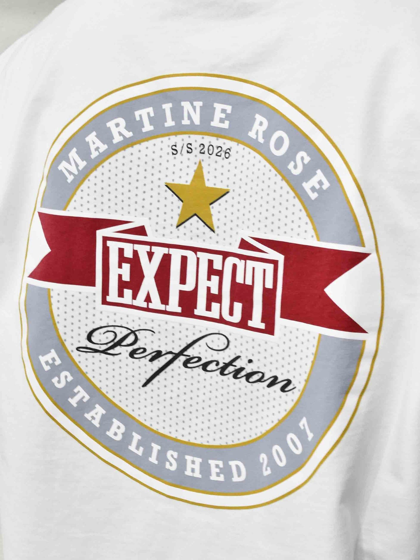 【Martine Rose  - マーティンローズ】CLASSIC T-SHIRT / WHITE  (Tシャツ/ホワイト)