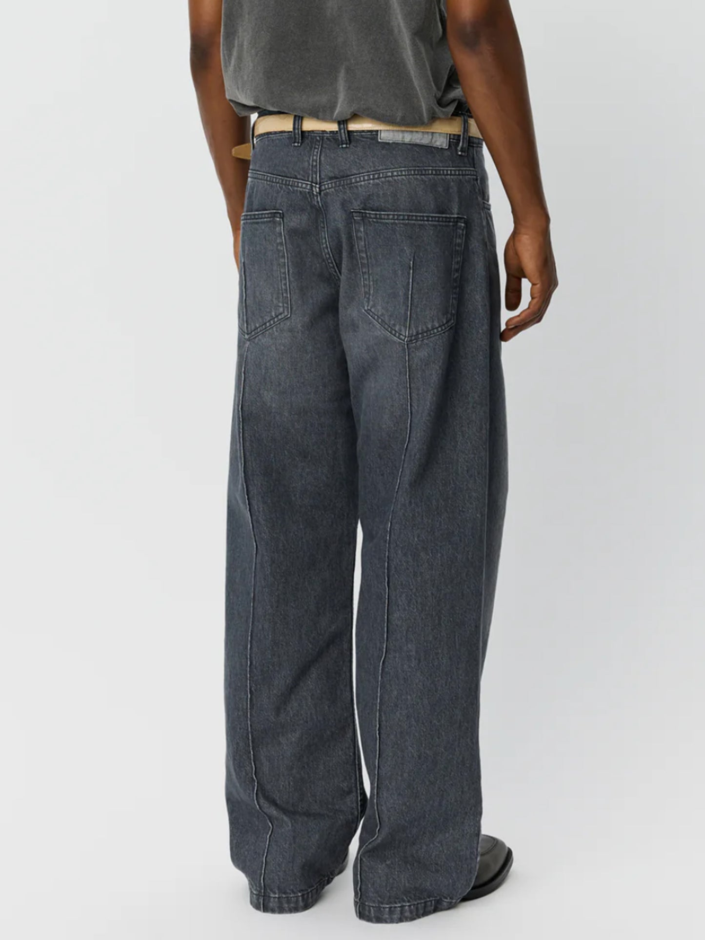 【mfpen - エムエフペン】CEREMONY JEANS  / STONEWASHED GREY (デニムパンツ/ストーンウォッシュ)