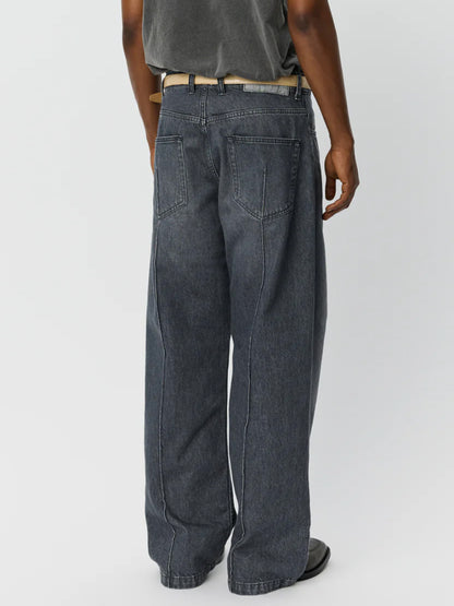 【mfpen - エムエフペン】CEREMONY JEANS  / STONEWASHED GREY (デニムパンツ/ストーンウォッシュ)