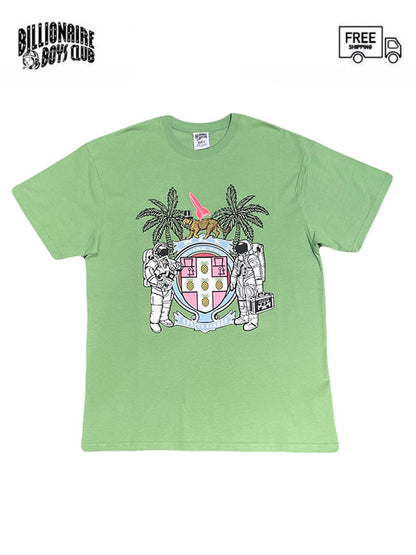 【Billionaire Boys Club-ビリオネアボーイズクラブ】BB CREST T-SHIRT / GREEN TEA (Tシャツ/グリーンティー)