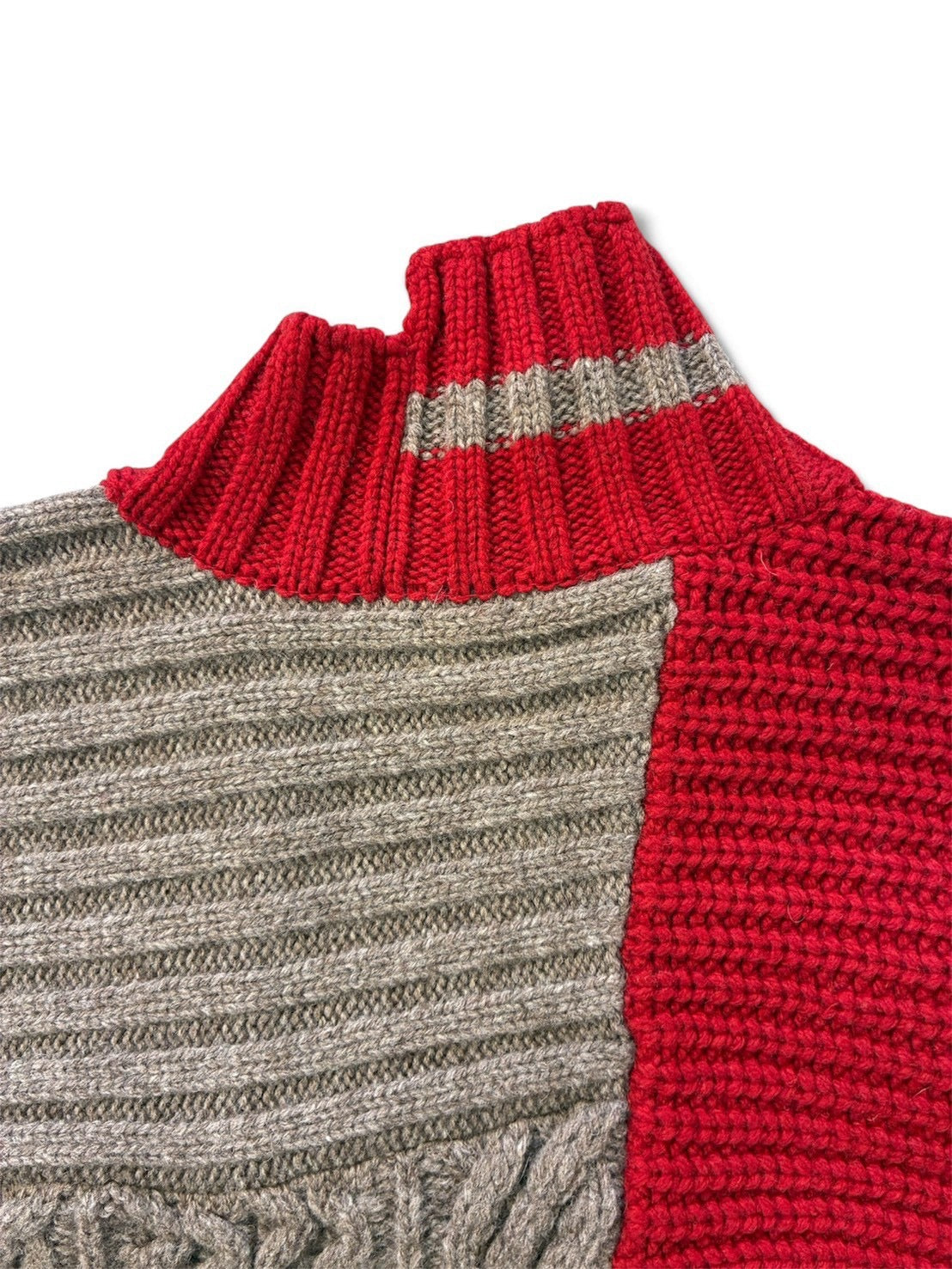 【kolor BEACON - カラー ビーコン】26WBM-N01331-17 Knit  / RED (ニット/レッド）