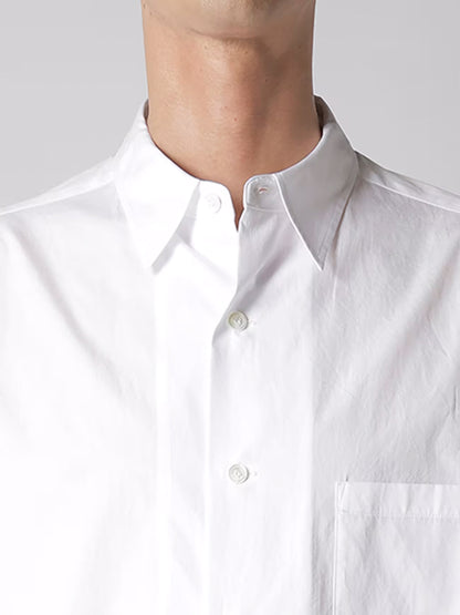 【Y's for men-ワイズフォーメン】100/2 BROAD BASIC SHIRT(シャツ/ホワイト)