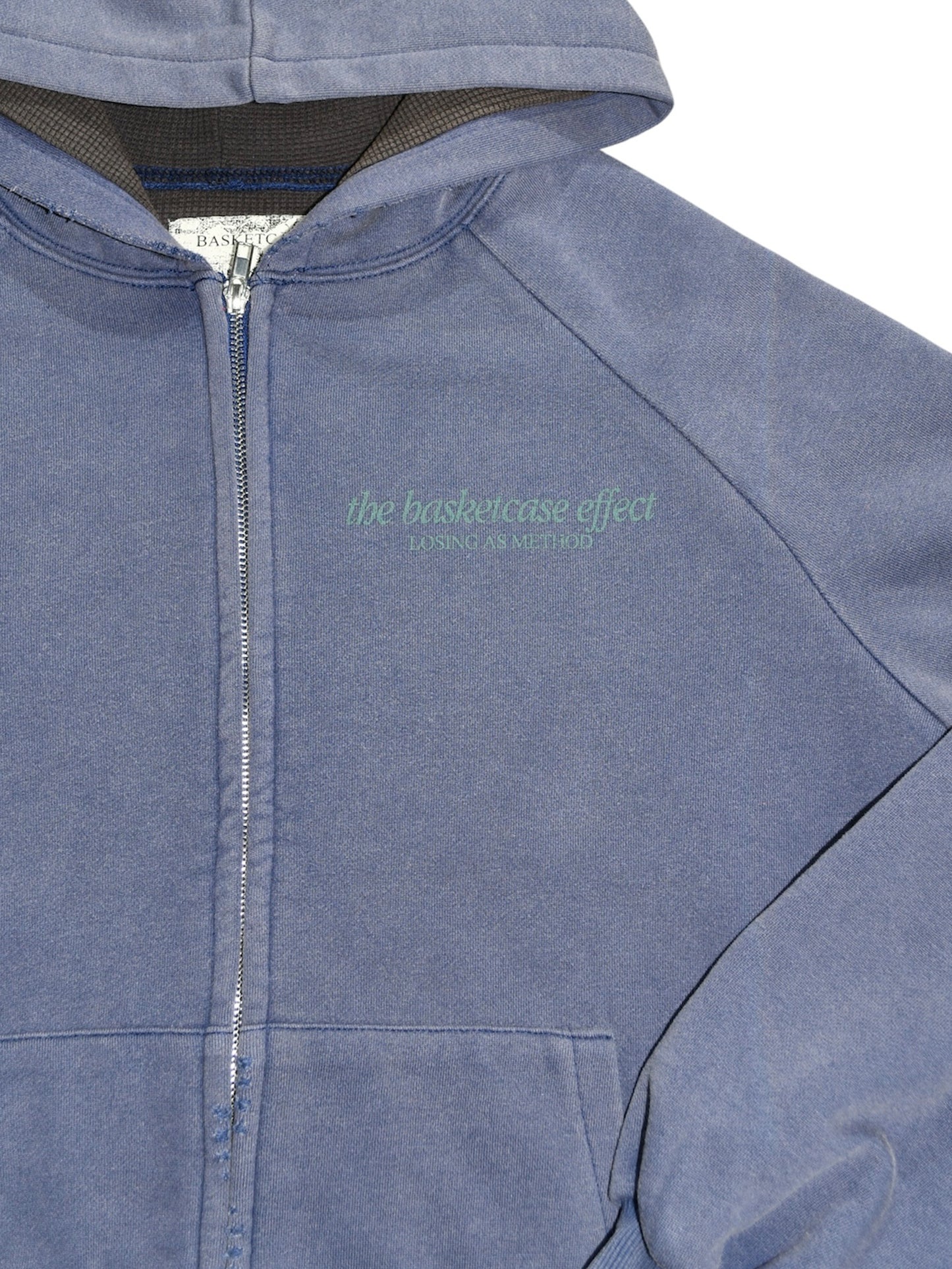 【BASKETCASE  - バスケットケース】SIREN THERENAL LINED ZIP UP / NAVYBLUE (パーカー/ネイビーブルー)