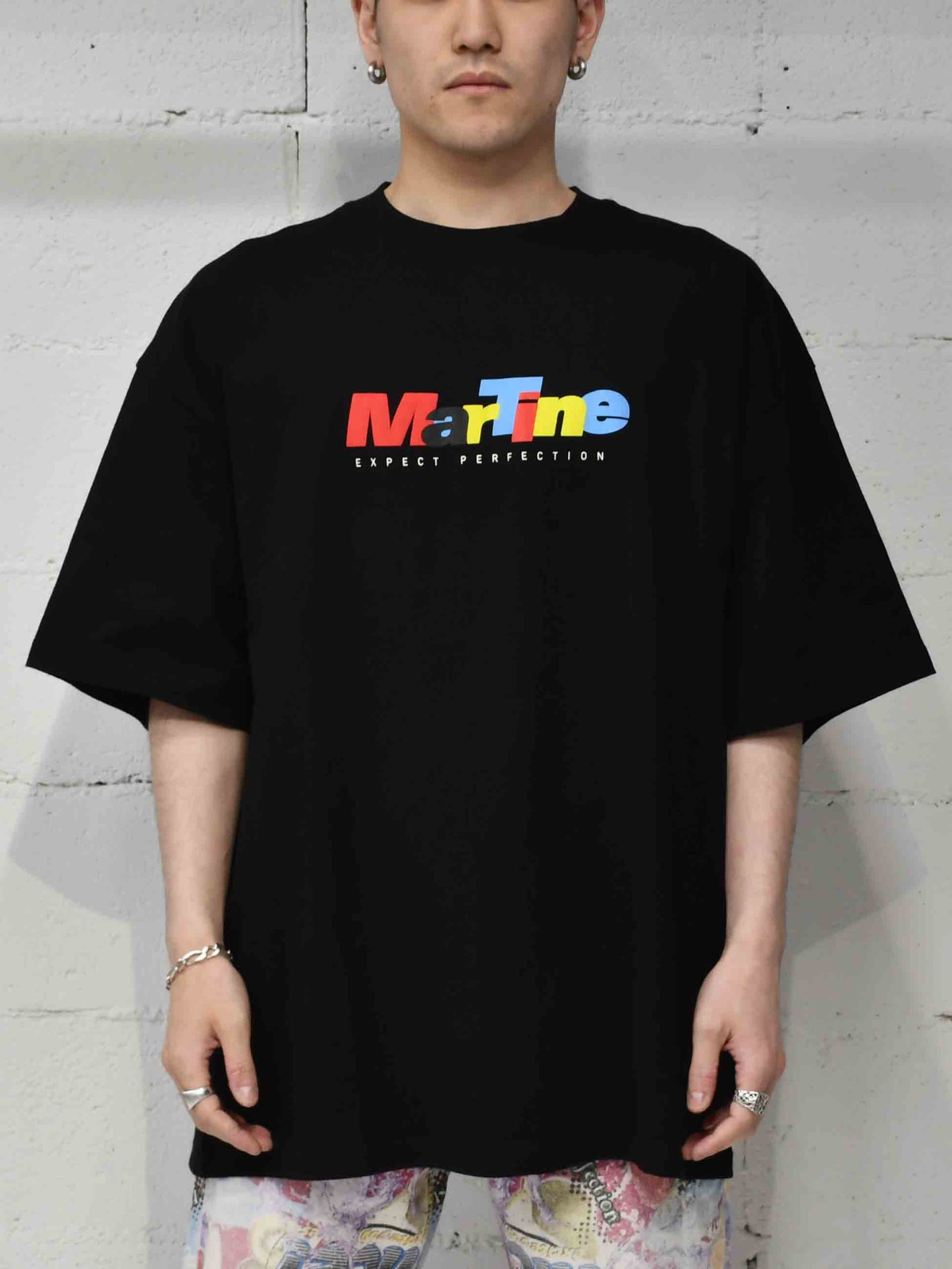 【Martine Rose  - マーティンローズ】S/S OVERSIZED T-SHIRT / BLACK  (Tシャツ/ブラック)