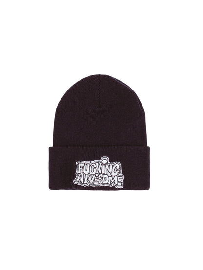 【Fucking Awesome- ファッキングオーサム】PBS LOGO CUFF BEANIE /  BLACK（ビーニー/ブラック）