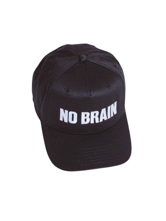 【Fucking Awesome- ファッキングオーサム】NO BRAIN 6 PANEL SNAPBACK/ BLACK（キャップ/ブラック)