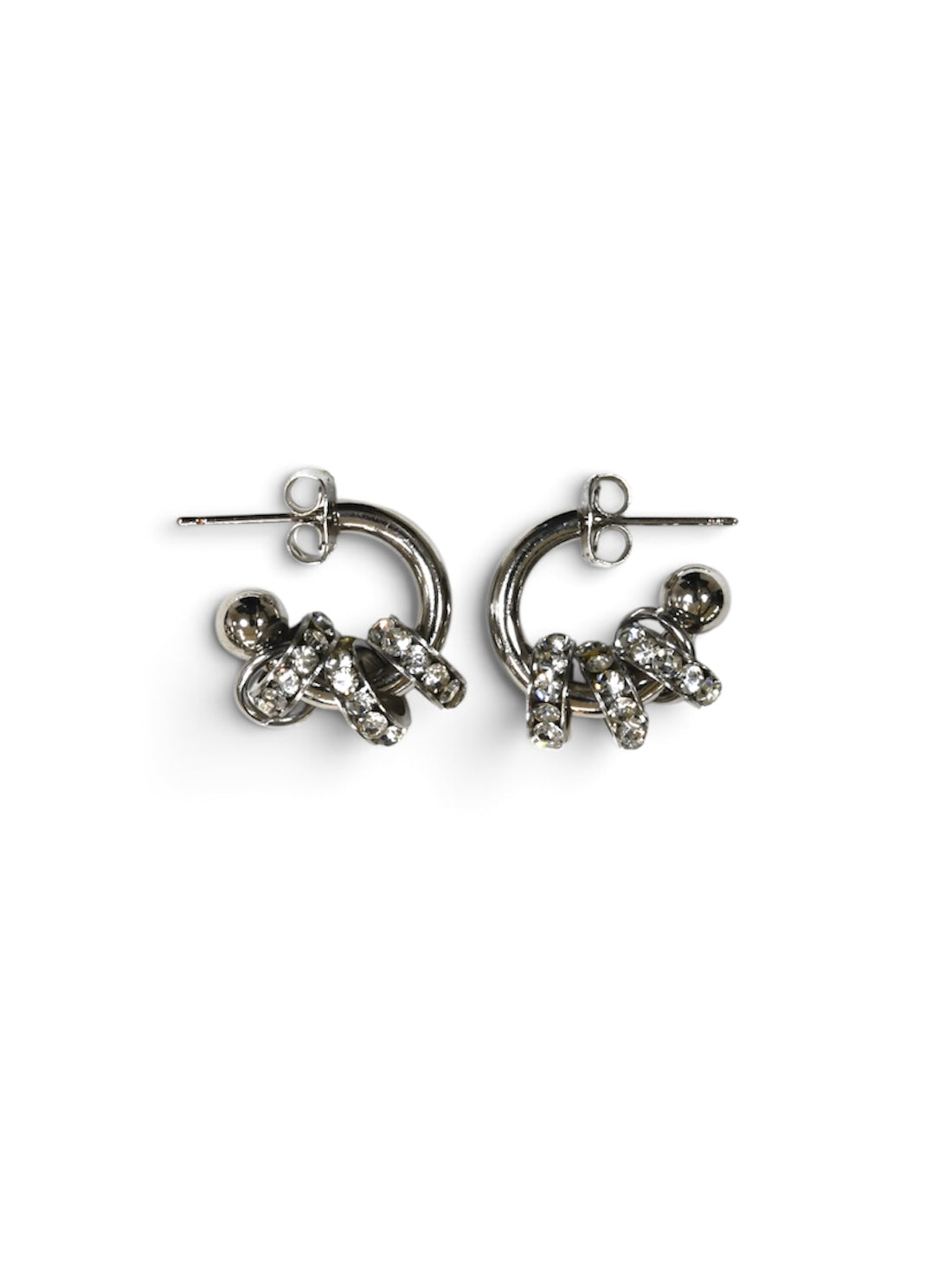 【JUSTINE CLENQUET- ジュスティーヌクランケ】DAISY EARRINGS (ピアス/シルバー)