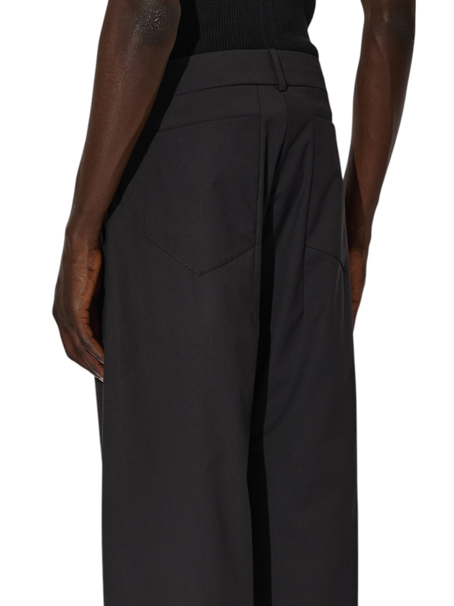 【_J. L - A. L_ - ジェイラル】Mitre Pant / Black (パンツ/ブラウン)