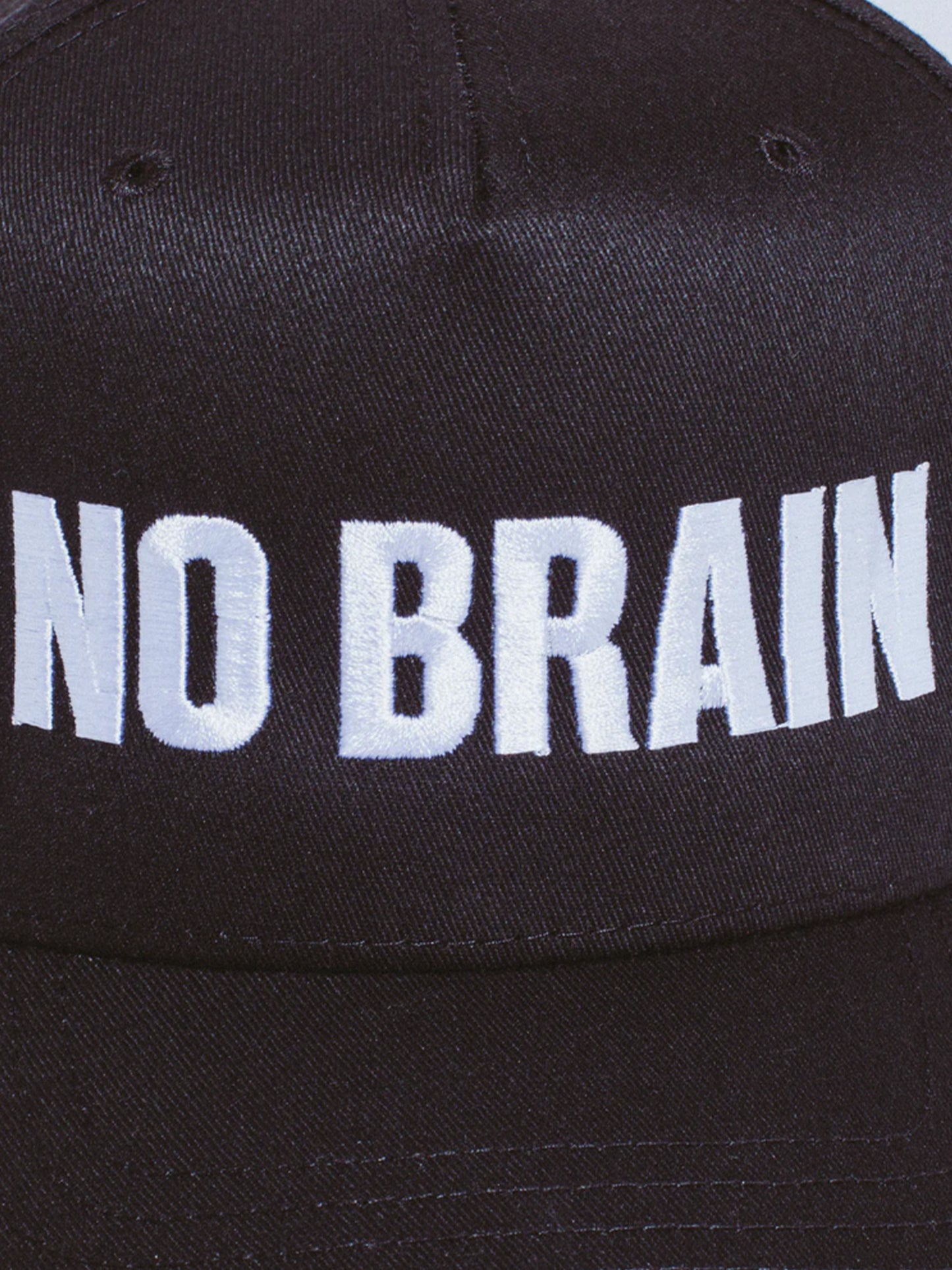 【Fucking Awesome- ファッキングオーサム】NO BRAIN 6 PANEL SNAPBACK/ BLACK（キャップ/ブラック)