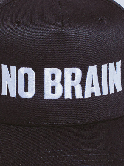 【Fucking Awesome- ファッキングオーサム】NO BRAIN 6 PANEL SNAPBACK/ BLACK（キャップ/ブラック)