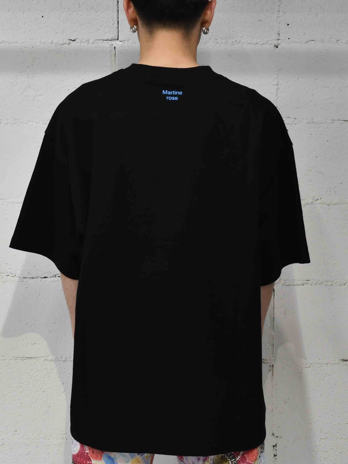 【Martine Rose  - マーティンローズ】S/S OVERSIZED T-SHIRT / BLACK  (Tシャツ/ブラック)