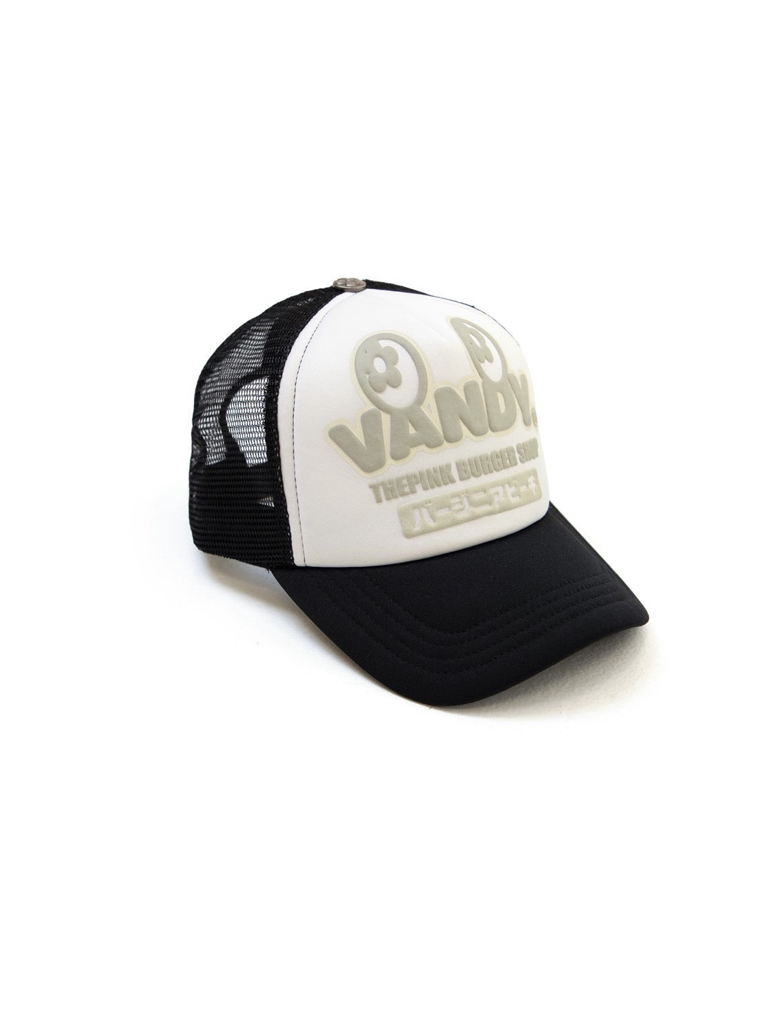 【VANDY THE PINK - ヴァンディー・ザ・ピンク】EYE LOGO TRUCKER HAT / BLACK (キャップ/ブラック)