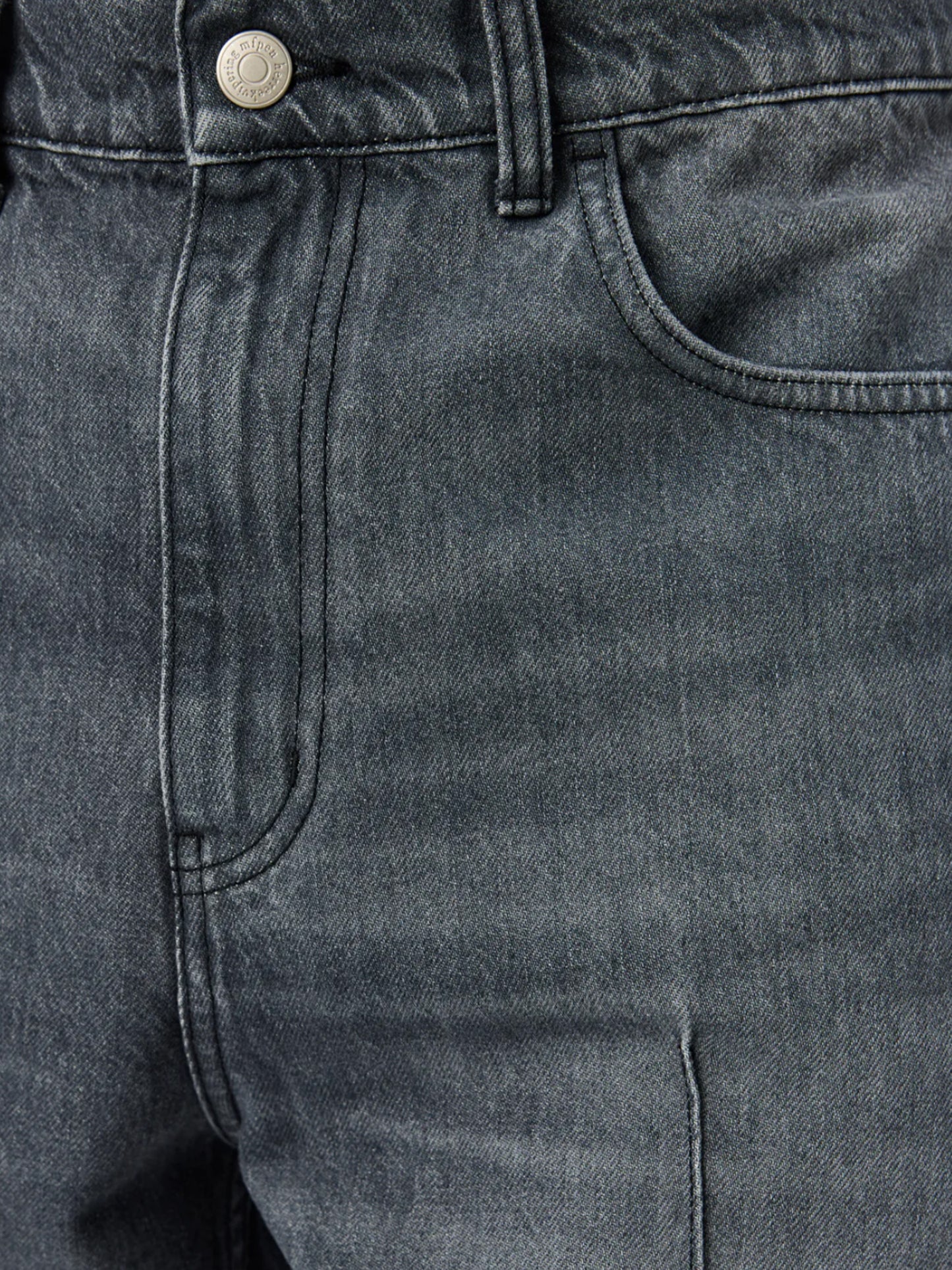 【mfpen - エムエフペン】CEREMONY JEANS  / STONEWASHED GREY (デニムパンツ/ストーンウォッシュ)