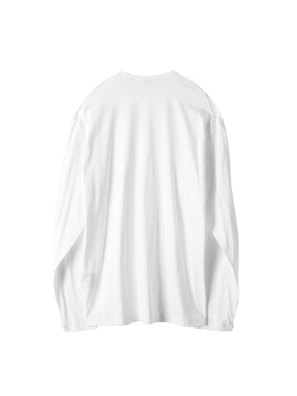 【POST ARCHIVE FACTION - ポストアーカイブファクション】Vacation Longsleeve / White (ロングスリーブTEE/ホワイト)