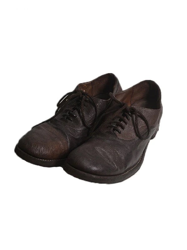 【Christian Peau - クリスチャンポー】CP INSTIP SHOES "Lizard Leather"/ D BROWN(内羽根/シューズ)