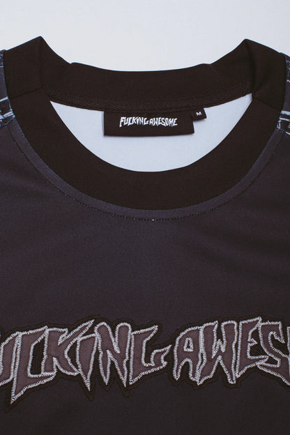 【Fucking Awesome- ファッキングオーサム】RAPID SHORT SLEEVE JERSEY /  BLACK（Tシャツ/ブラック)