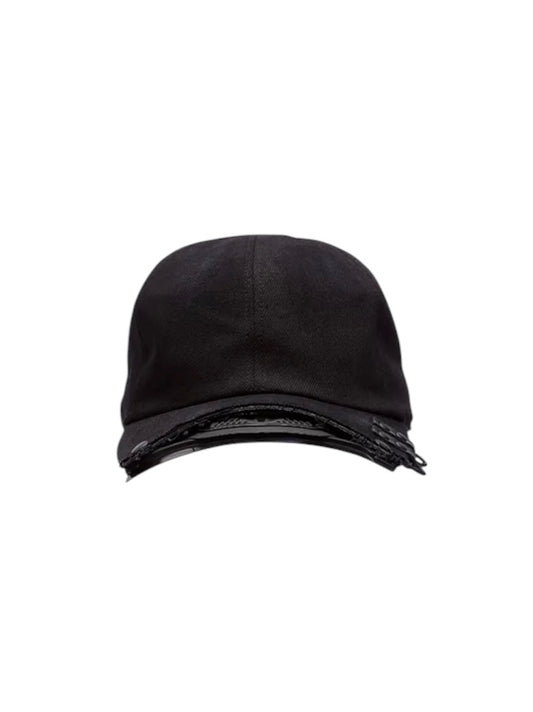 【INNERRAUM - インナーラム】C52 CROPPED BASEBALL CAP/ BLACK MATT（キャップ / ブラックマット）