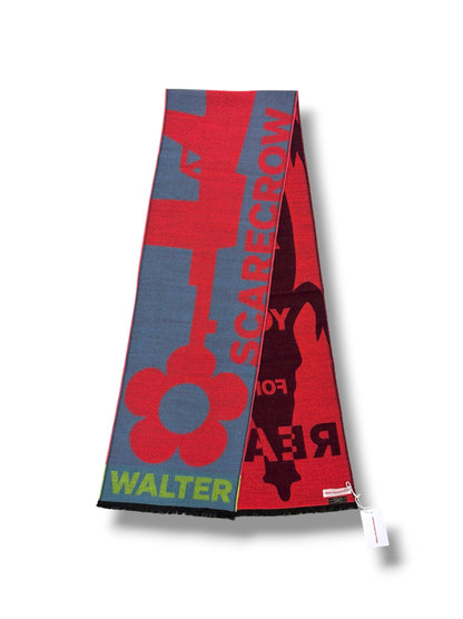 【Walter Van Beirendonck - ウォルターヴァンベイレンドンク】Scare crow scarf Single / Orange  (スカーフ/オレンジ)