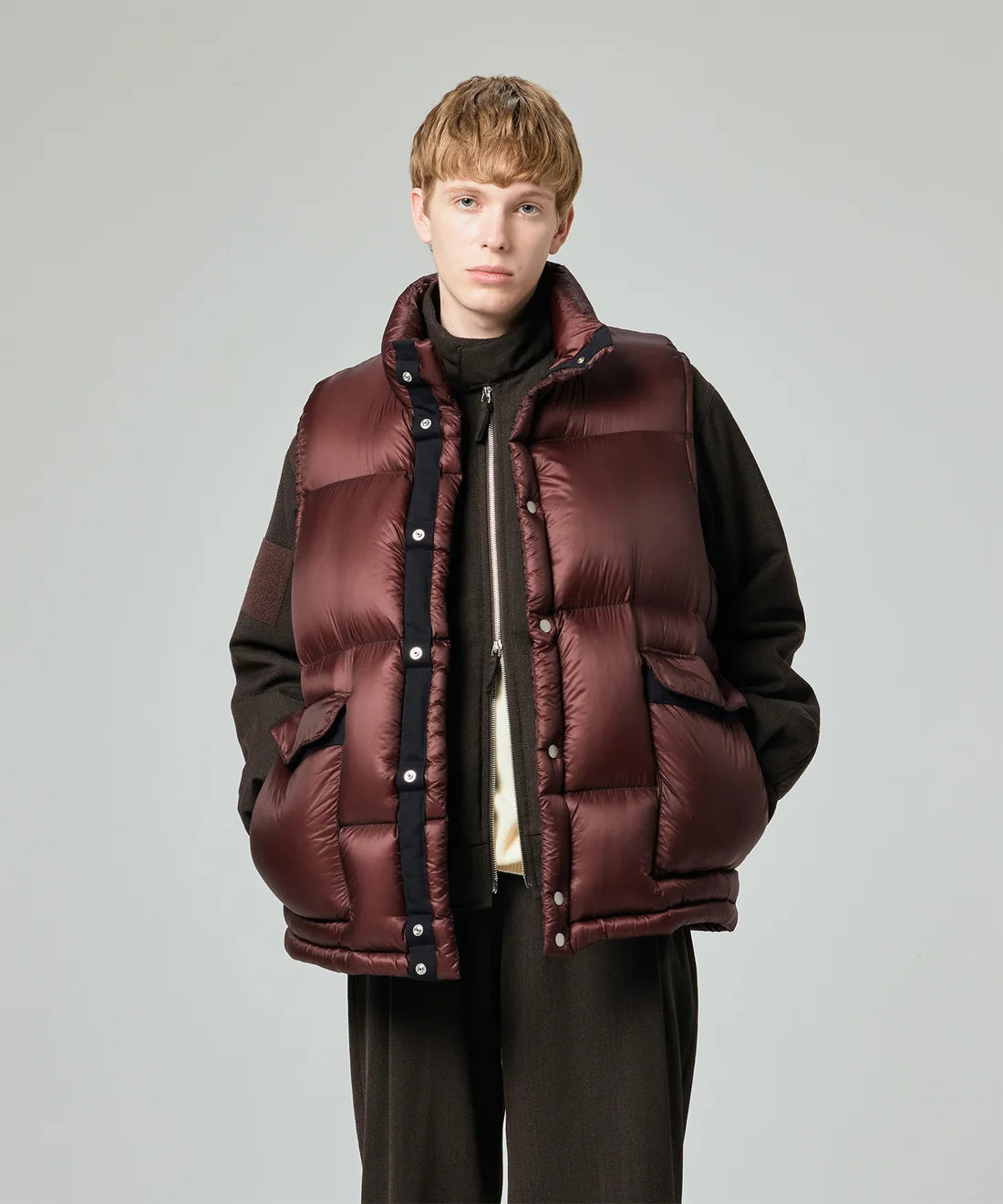 【PHENIX - フェニックス】SAGARMATHA DOWN VEST /BURGUNDY(ベスト/バーガンディ)