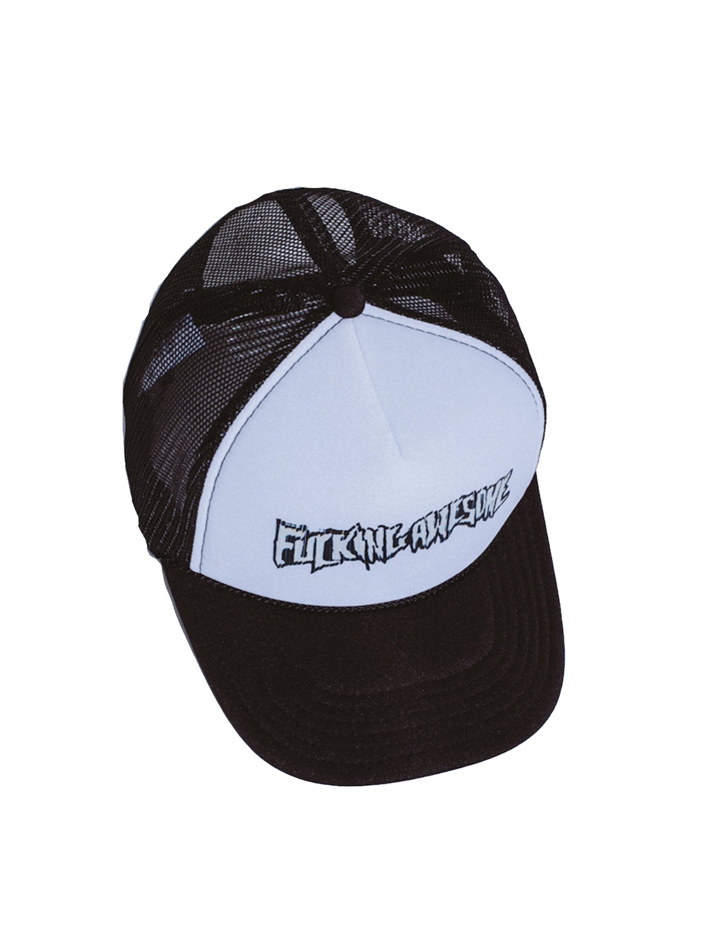 【Fucking Awesome- ファッキングオーサム】Scanner Warp Stamp Trucker Hat /  BLACK（帽子/ブラック）