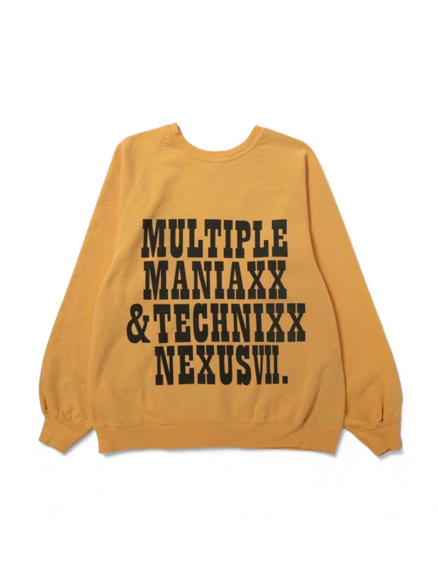 【NEXUS Ⅶ -ネクサスセブン】CHARLIE BROWN CREW(スウェット/イエロー)