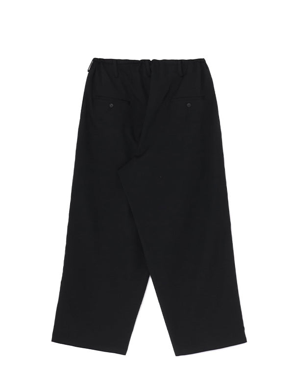 【Y's for men-ワイズフォーメン】GABARDINE STANDARD STRING PANTS WITH 3-STITCH(パンツ/ブラック)