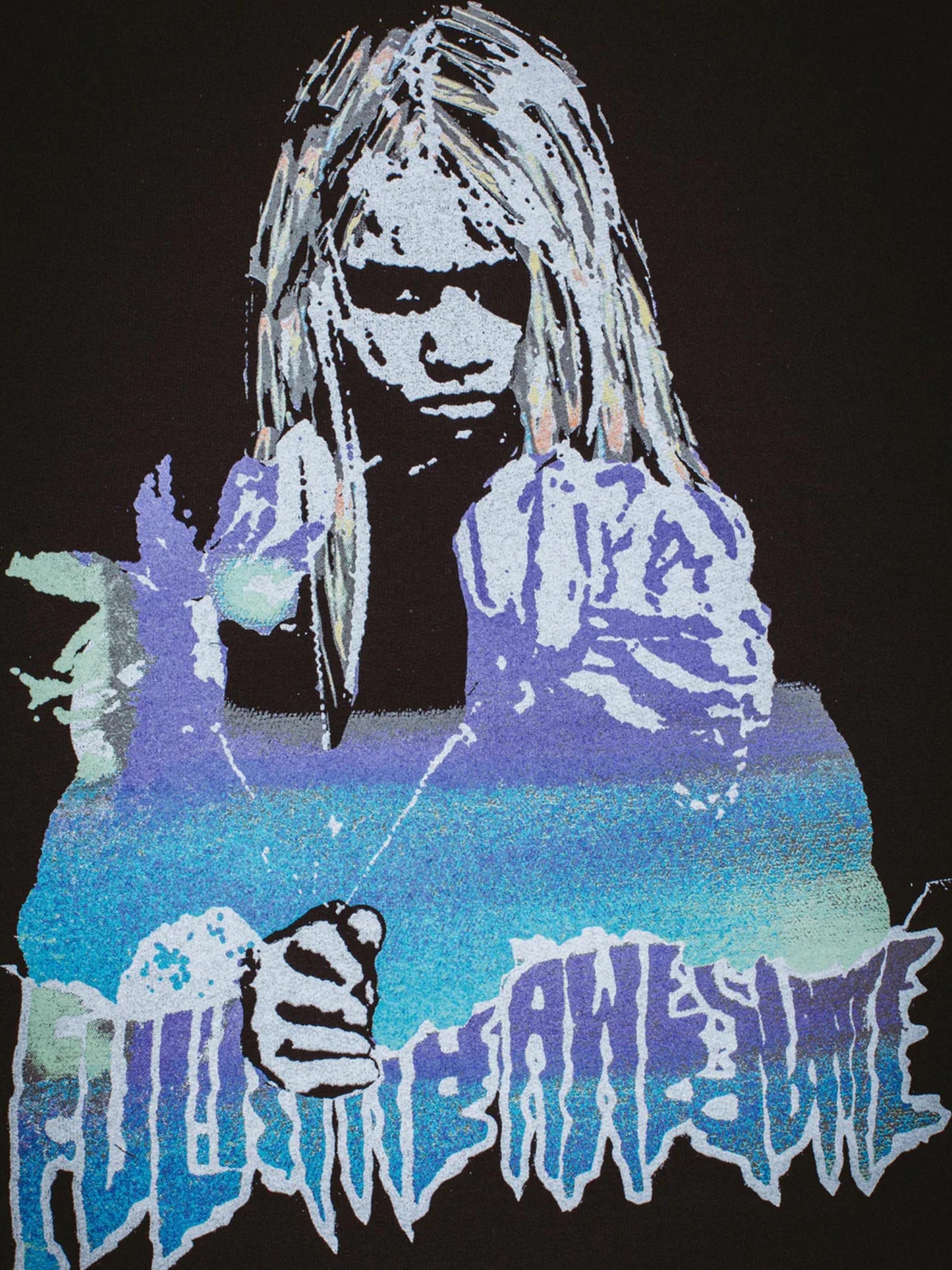 【Fucking Awesome- ファッキングオーサム】Fille Du Mal Crewneck / Black（スウェット/ブラック)