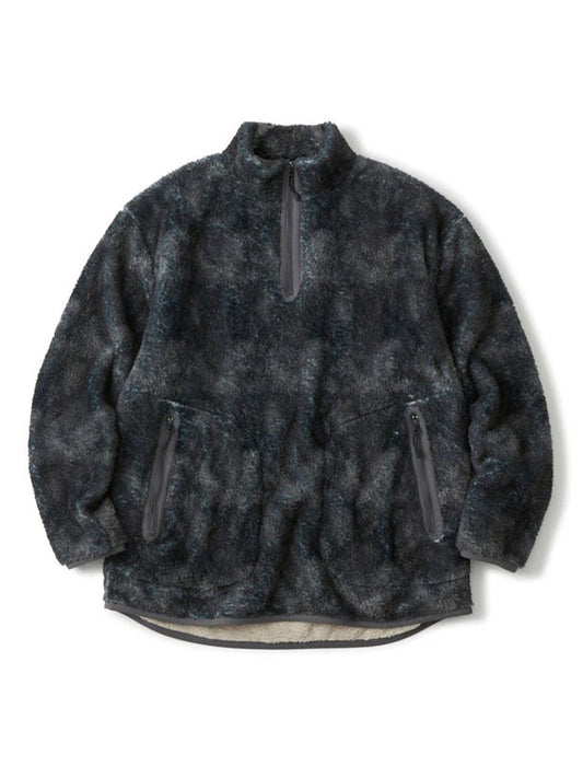 40%OFF【White Mountaineering - ホワイトマウンテニアリング】ABSTRACT PATTERN FLEECE PULLOVER / CHARCOAL(フリース/チャコール)