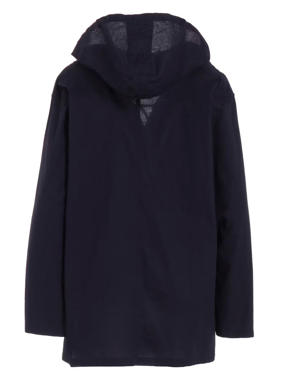 【Y's - ワイズ】Y's BORN PRODUCT THIN COTTON TWILL HOODIE PULL OVER / NAVY (パーカー/ネイビー)