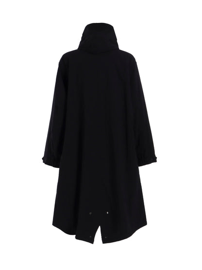 【Y's for men-ワイズフォーメン】NYLON TASLAN MOD COAT WITH THINSULATE(コート/ブラック)