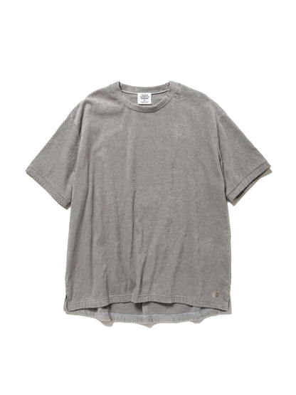 【THING FABRICS - シングファブリックス】2mm Pile T-Shirt /  LIGHT GREY（Tシャツ/ライトグレー)