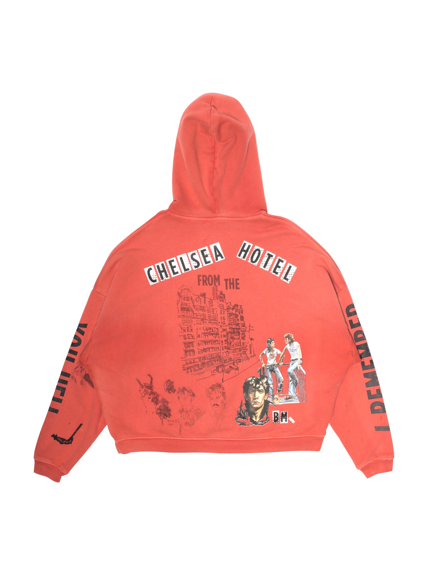 【PALY HOLLYWOOD - パリーハリウッド】CHELSEay HOTEL HOODIE / RED(フーディー/レッド)
