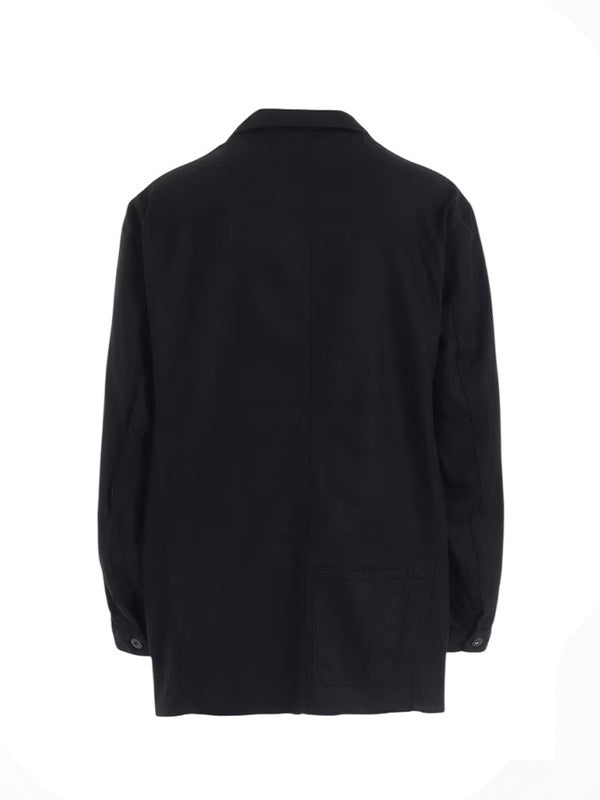 【Ground Y - グラウンドワイ】Ground Y×EDWIN 9oz BLACK TWILL COVERALL/ BLACK (ジャケット/ブラック)