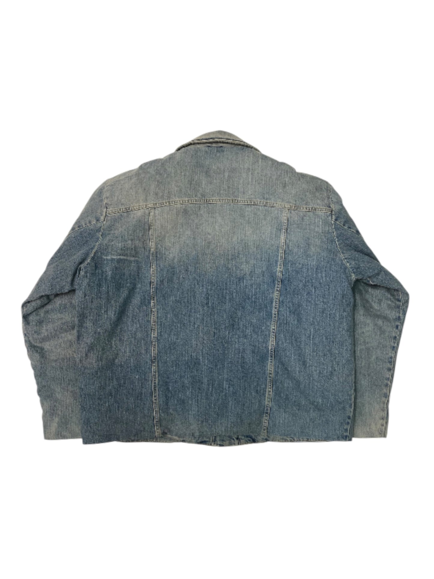 【Martine Rose  - マーティンローズ】PADDED DENIM JACKET / BLUE (ジャケット/ブルー)