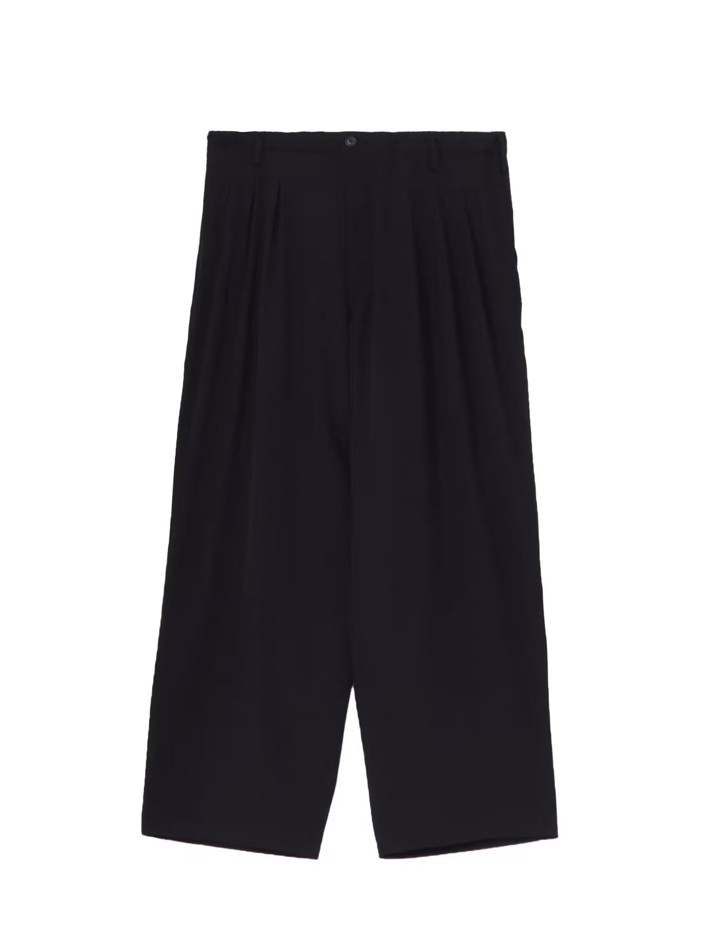 【Y's for men-ワイズフォーメン】WOOL GABARDINE 12-TUCKS PANTS(パンツ/ブラック)