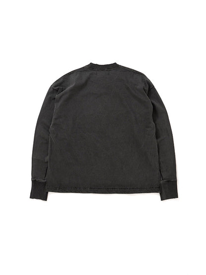 【Perfect ribs® - パーフェクトリブス】Long Sleeve T Shirts / Fade Black (Tシャツ/フェードブラック)