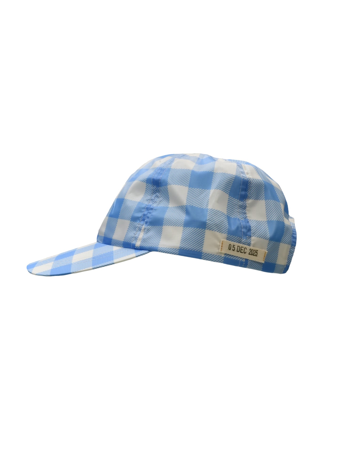 【TSTS -ティーエスティーエス】RECYCLED POLYESTER DRAWSTRING CAP / BLUE CHECK (キャップ/ブルーチェック)